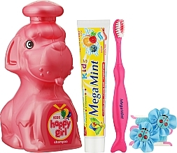 Парфумерія, косметика Набір - Sts Cosmetics Aquerelle Kids (sh/500ml + toothpaste/50ml + toothbrush/1шт. + hair)
