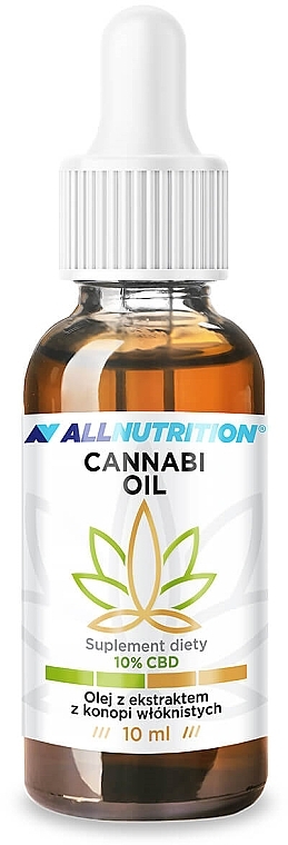 Масло с экстрактом конопли - Allnutrition Cannabi Oil 10% CBD (картонная упаковка) — фото N1