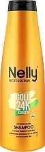 Шампунь для волосся живильний "Keratin" - Nelly Professional Gold 24K Shampoo — фото N1