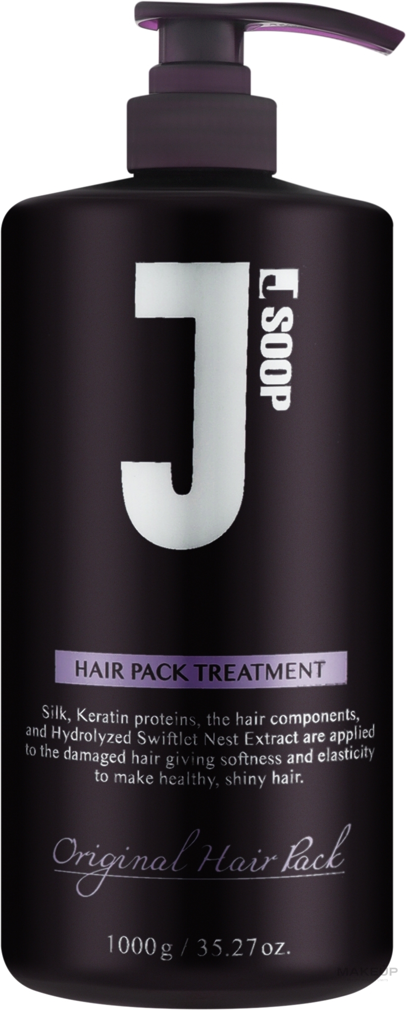 Восстанавливающий кондиционер для волос с кератином - Jsoop Renewal Hairpack Treatment — фото 1000ml