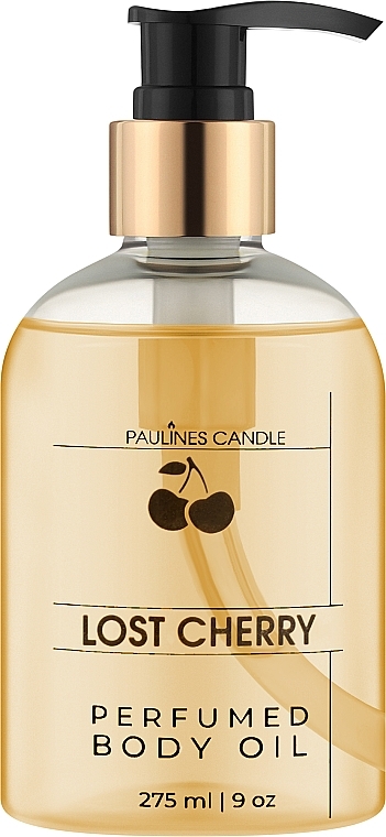 Pauline's Candle Lost Cherry Perfumed Body Oil - Парфумована олія для тіла — фото N1