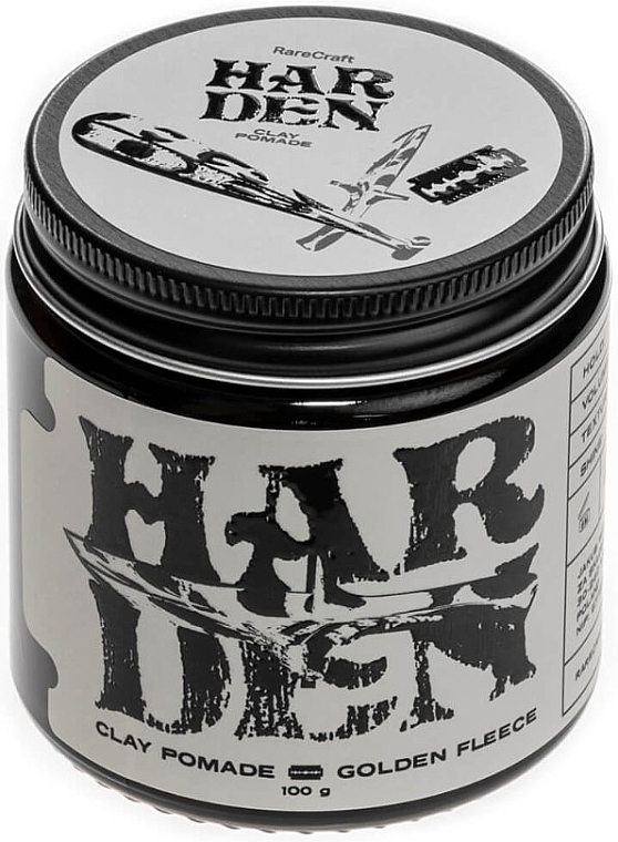 Глина для укладання волосся сильної фіксації - RareCraft Clay Pomade Harden — фото N2