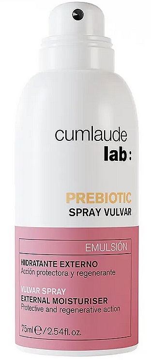 Захисний і відновлювальний спрей для вульви - Cumlaude Lab Prebiotic Protective And Regenerative Vulvar Spray — фото N1