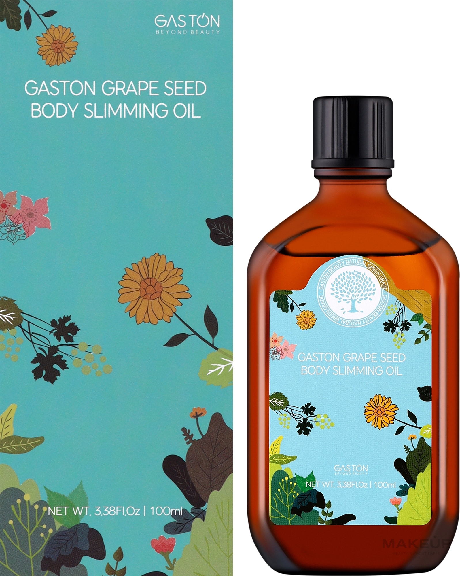 Масло для тела из виноградных косточек - Gaston Grape Seed Body Slimming Oil — фото 100ml