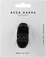 Парфумерія, косметика Краб для волосся, чорний, маленький - Acca Kappa Hair Clips