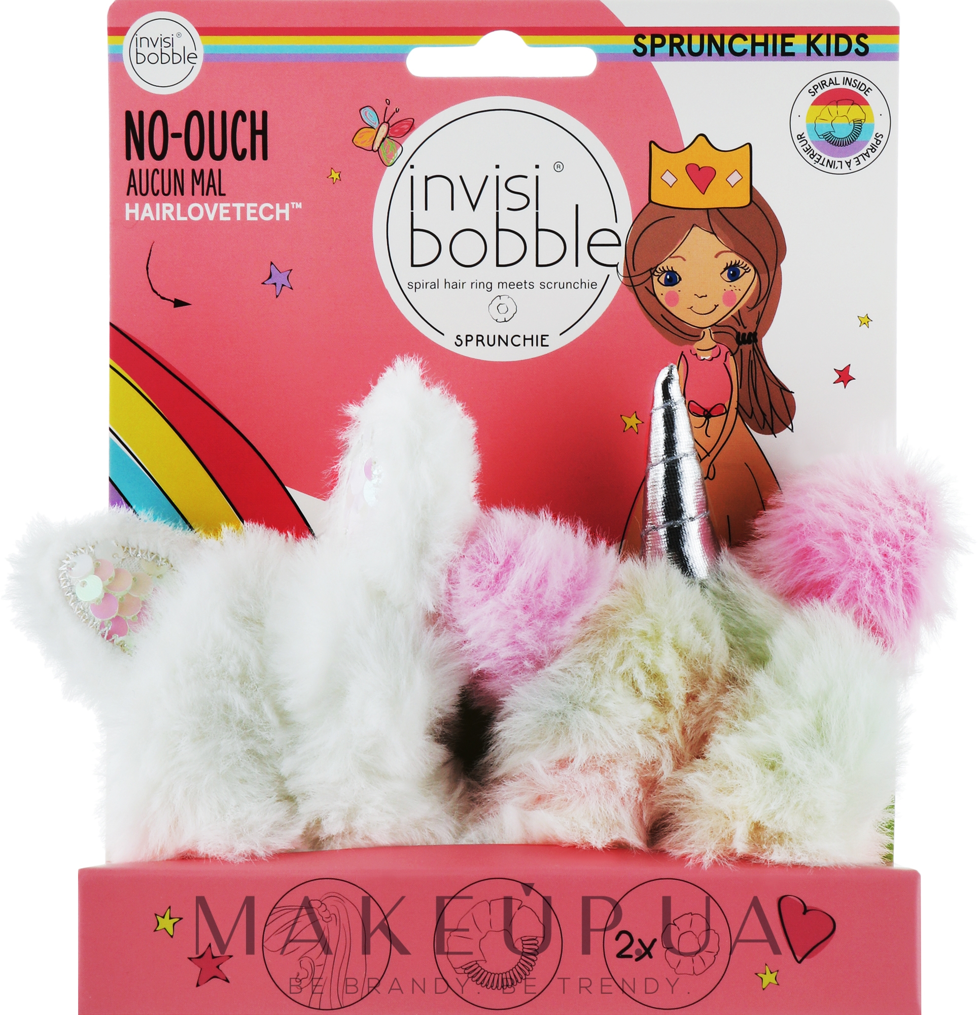 Резинка для волосся - Invisibobble Kids Sprunchie Bunnycorn — фото 2шт