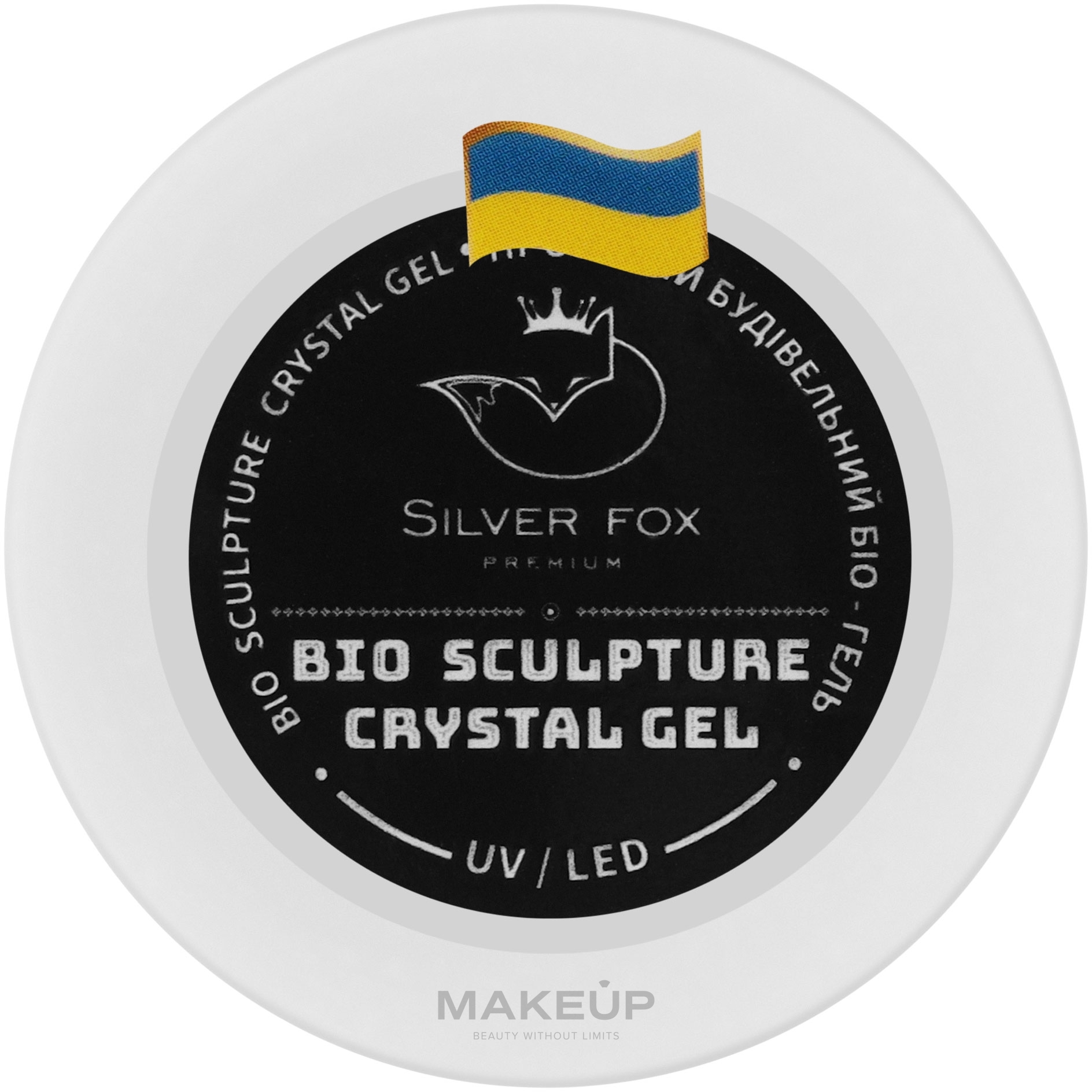 Строительный гель - Silver Fox Bio Sculpture Crystal UV/LED Gel — фото 15ml