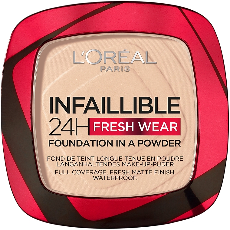 УЦЕНКА Стойкая матирующая крем-пудра для лица - L`Oréal Paris Infaillible Fresh Wear 24H * — фото N1