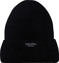 ПОДАРУНОК! Шапка чорна - Calvin Klein Fragrances — фото N1
