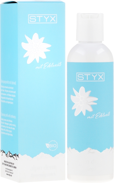 Очищувальне молочко з едельвейсом - Styx Naturcosmetic Alpin Derm Milk — фото N2