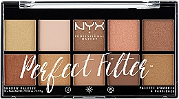 Духи, Парфюмерия, косметика Палетка теней для век - NYX Professional Makeup Perfect Filter Shadow Palette