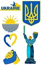 Временное тату "Украина" - Ink-Ok — фото N2