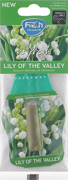 Ароматизатор для автомобиля "Lily of the Valley" - Fresh Way So Fresh — фото N1