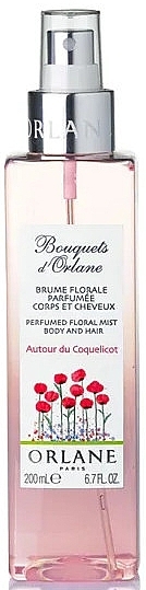 Orlane Bouquets D'Orlane Autour Poppy - Мист для тела и волос — фото N1