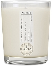 Духи, Парфюмерия, косметика Ароматическая свеча - Parks London Home №001 Jasmine & White Musk Candle 