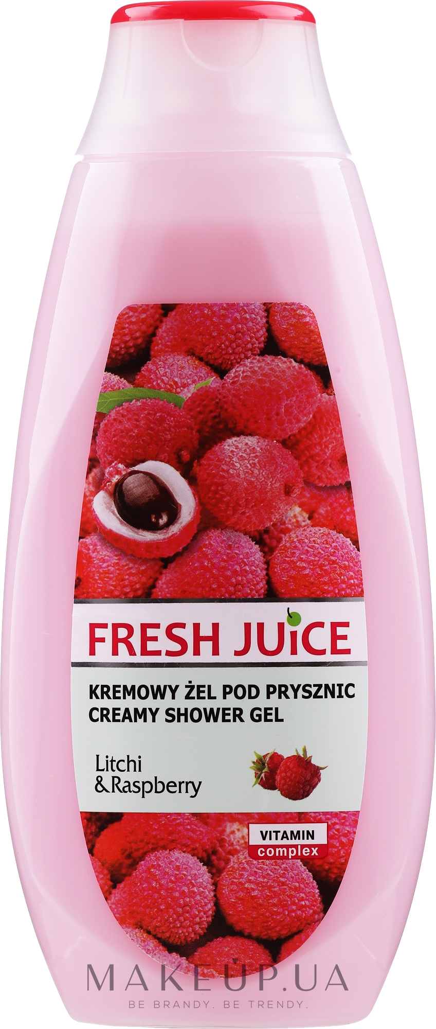Крем-гель для душа "Личи и малина" - Fresh Juice Geisha Litchi & Raspberry — фото 400ml