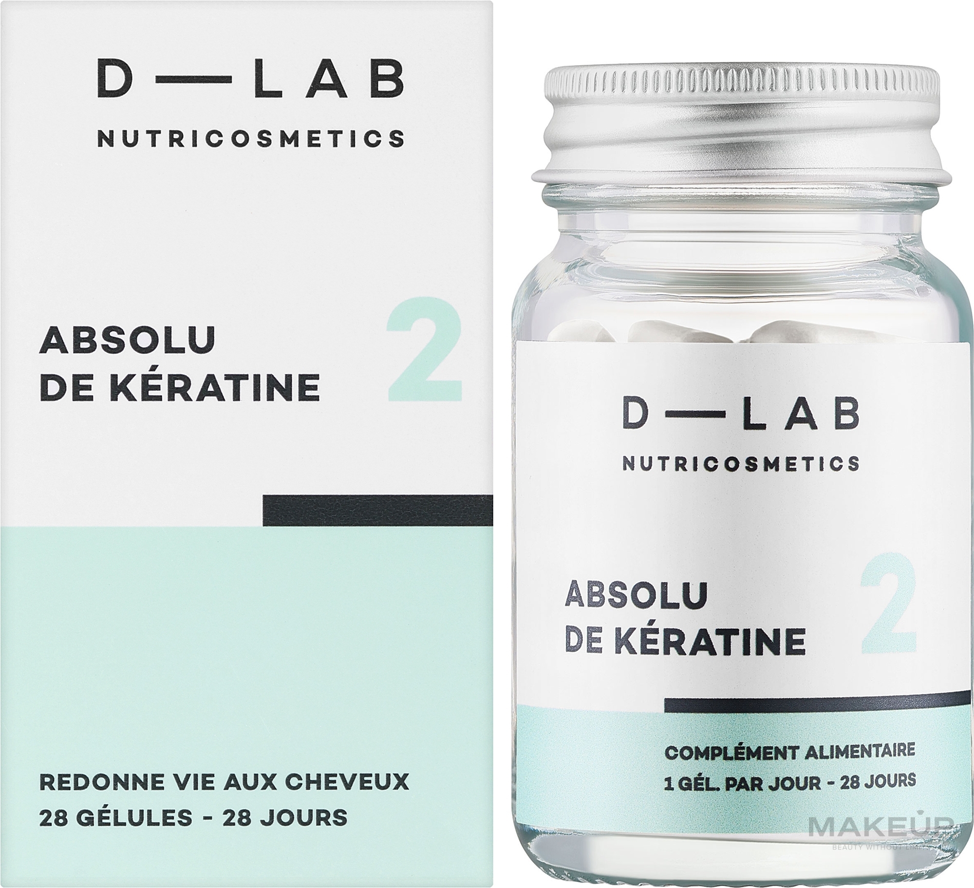 Пищевая добавка "Чистый кератин" - D-Lab Nutricosmetics Pure Keratin — фото 28шт