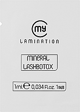 Духи, Парфюмерия, косметика Минеральный ботокс для ресниц - My Lamination Mineral Lash Botox (пробник)