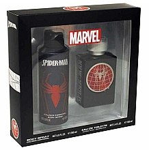 Духи, Парфюмерия, косметика Air-Val International Spiderman - Набор (edt/100ml + spray/200ml)