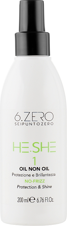 Олія без олії для захисту і блиску волосся - Seipuntozero He.She Oil Non Oil — фото N1