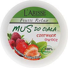 Парфумерія, косметика Мус для тіла "Червоні ягоди" - Ava Laboratorium L'Arisse Frutti Relax Body Mousse Red Fruits