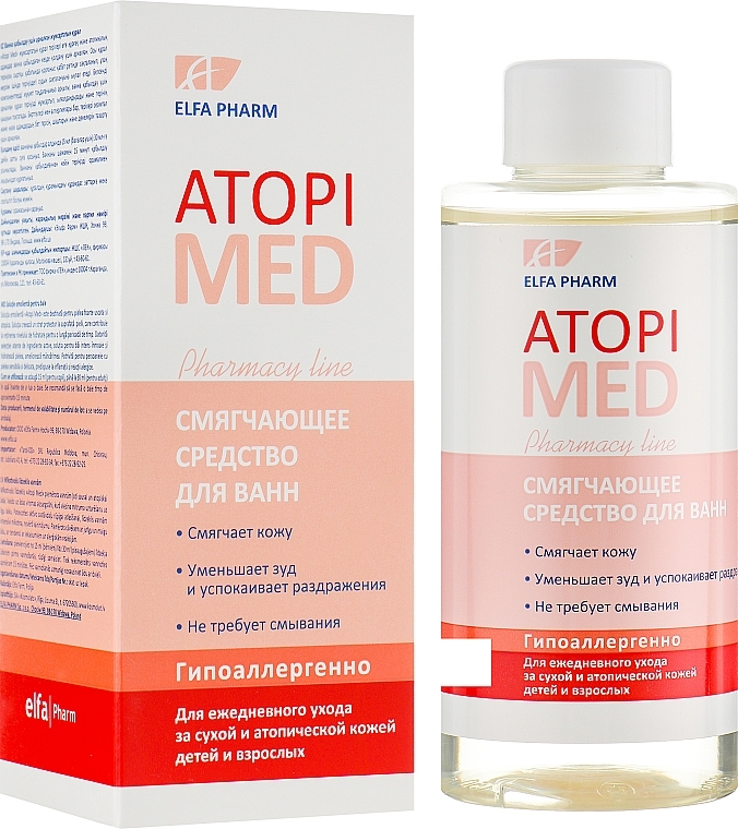 УЦЕНКА Смягчающее средство для ванн - Elfa Pharm Atopi Med Soothing Bath * — фото N1