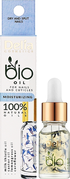 Зволожувальна олія для нігтів і кутикули - Delia Cosmetics Bio Nail Oil — фото N2