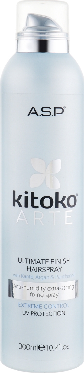 Лак для волосся, сильної фиксації - ASP Kitoko Arte Ultimate Finish Hairspray — фото N1