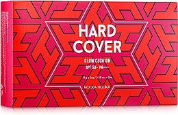 2 в 1: зволожувальний кушон + рефіл - Holika Holika Hard Cover Glow Cushion Set — фото N4