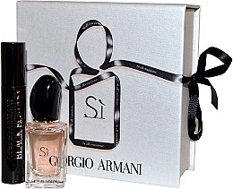 Духи, Парфюмерия, косметика Giorgio Armani Si - Набор (edp/7ml + mascara/2ml)