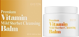 Гидрофильный бальзам - Gaston Premium Vitamin Mild Sherbet Cleansing Balm — фото N2