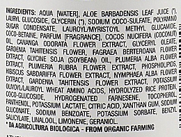 Органический выпрямляющий шампунь с маслом монои для абсолютной гладкости и защиты волос - Athena's L'Erboristica Trico BIO Shampoo Disciplinante Con Olio Di Monoi "Liscio Assoluto" — фото N3