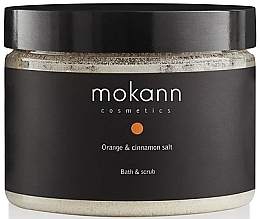 Духи, Парфюмерия, косметика Соль для ванн "Апельсин и корица" - Mokann Cosmetics Orange And Cinnamon Salt