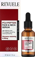 Сироватка для обличчя та шиї з пептидами - Revuele Polypeptide Face & Neck Serum — фото N2