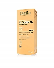 Парфумерія, косметика Відновлювальний крем для зони навколо очей з вітаміном D3  - Delia Vitamin D3 Precursor Eye Cream