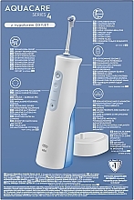 Іригатор з технологією "Oxyjet", біло-блакитний - Oral-B Power Oral Care Series 4 AquaCare Irygator MDH20.026.2 — фото N5