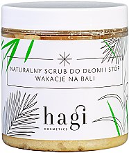 Духи, Парфюмерия, косметика Натуральный скраб для рук и ног - Hagi Natural Hand & Foot Scrub Holidays on Bali