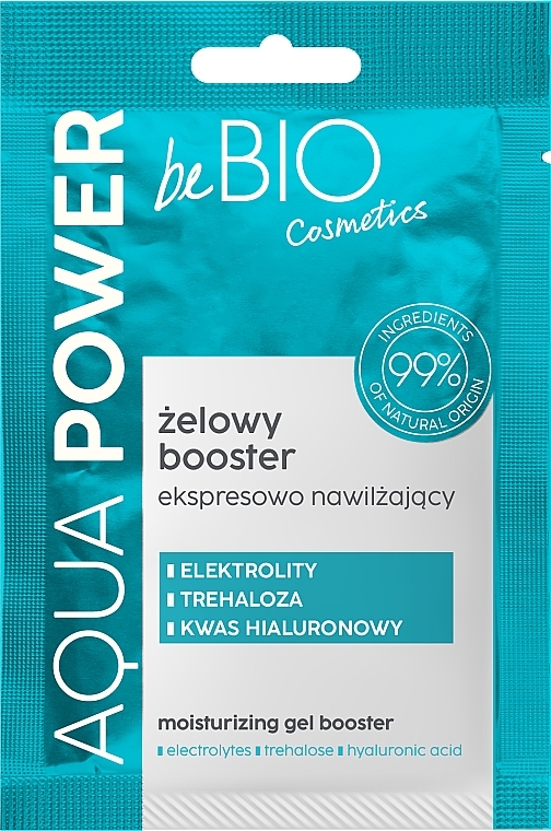 Зволожувальний гель-бустер для обличчя - BeBio Aqua Power Moisturizing Gel Booster — фото N1