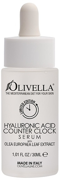 Гиалуроновая сыворотка для лица - Olivella Counter Clock Hyaluronic Face Serum — фото N1