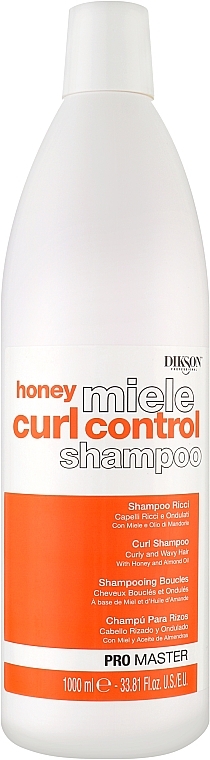 Медовий шампунь для в'юнкого волосся - Dikson Honey Miele Curl Control Shampoo — фото N1