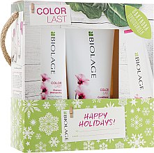 Духи, Парфюмерия, косметика Набор - Biolage Colorlast Happy Holidays! (shm/250ml + cond/200ml)