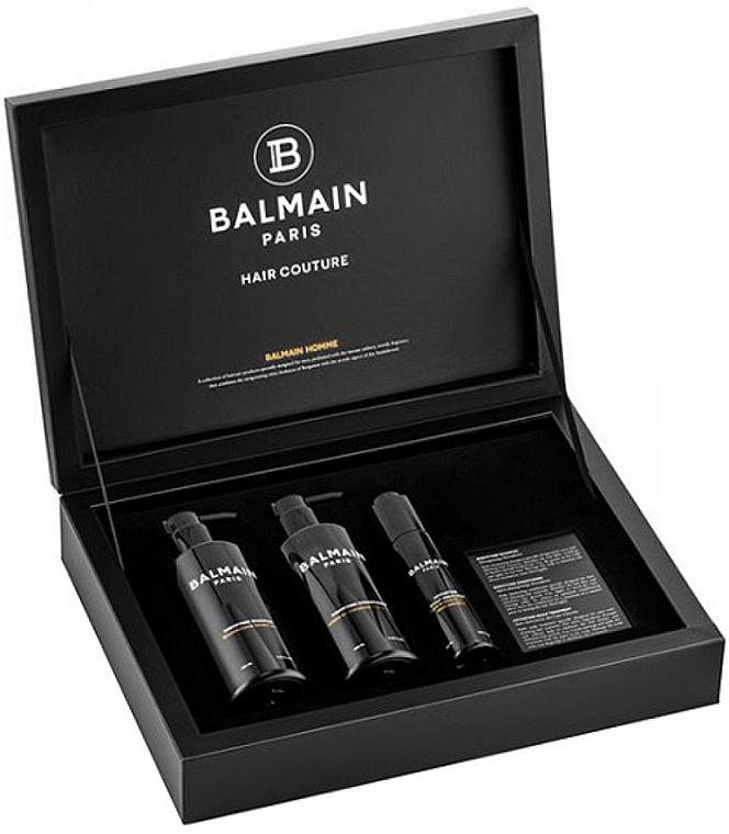Набор - Balman Homme body Fying Gift Set (shamp/250ml + cond/250ml + treatment/50ml) — фото N1