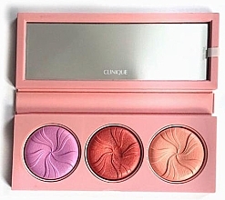 Духи, Парфюмерия, косметика Палетка румян для лица - Clinique Glow To Go Cheek Pop Palette