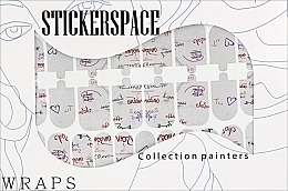 Духи, Парфюмерия, косметика Дизайнерские наклейки для ногтей "Love" - StickersSpace