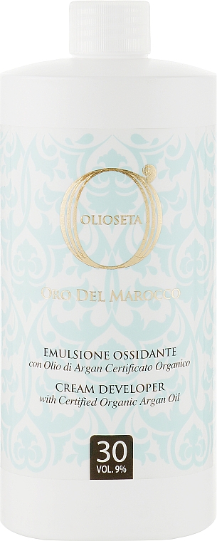 Окисляющая эмульсия с аргановым маслом 9% - Barex Italiana Olioseta de Maroco  — фото N2