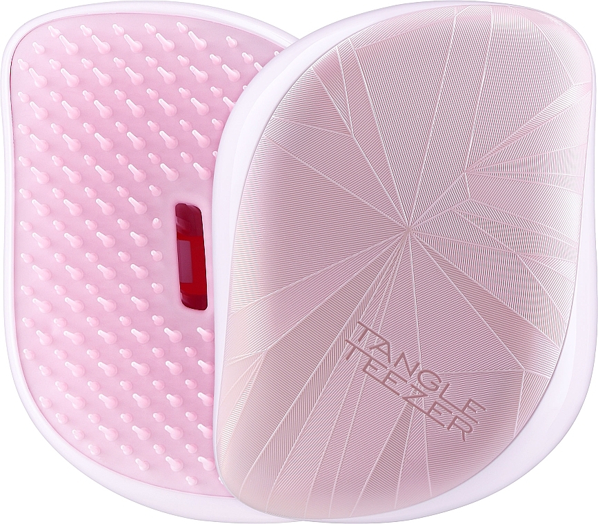 Гребінець для волосся - Tangle Teezer Compact Styler Smashed Holo Pink