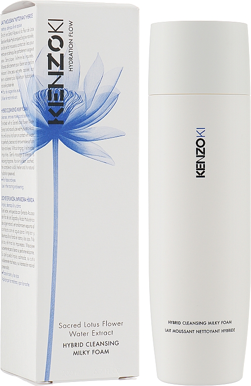 Очищающее пенящееся молочко для лица - Kenzoki Hydration Flow Hybrid Cleansing Milky Foam