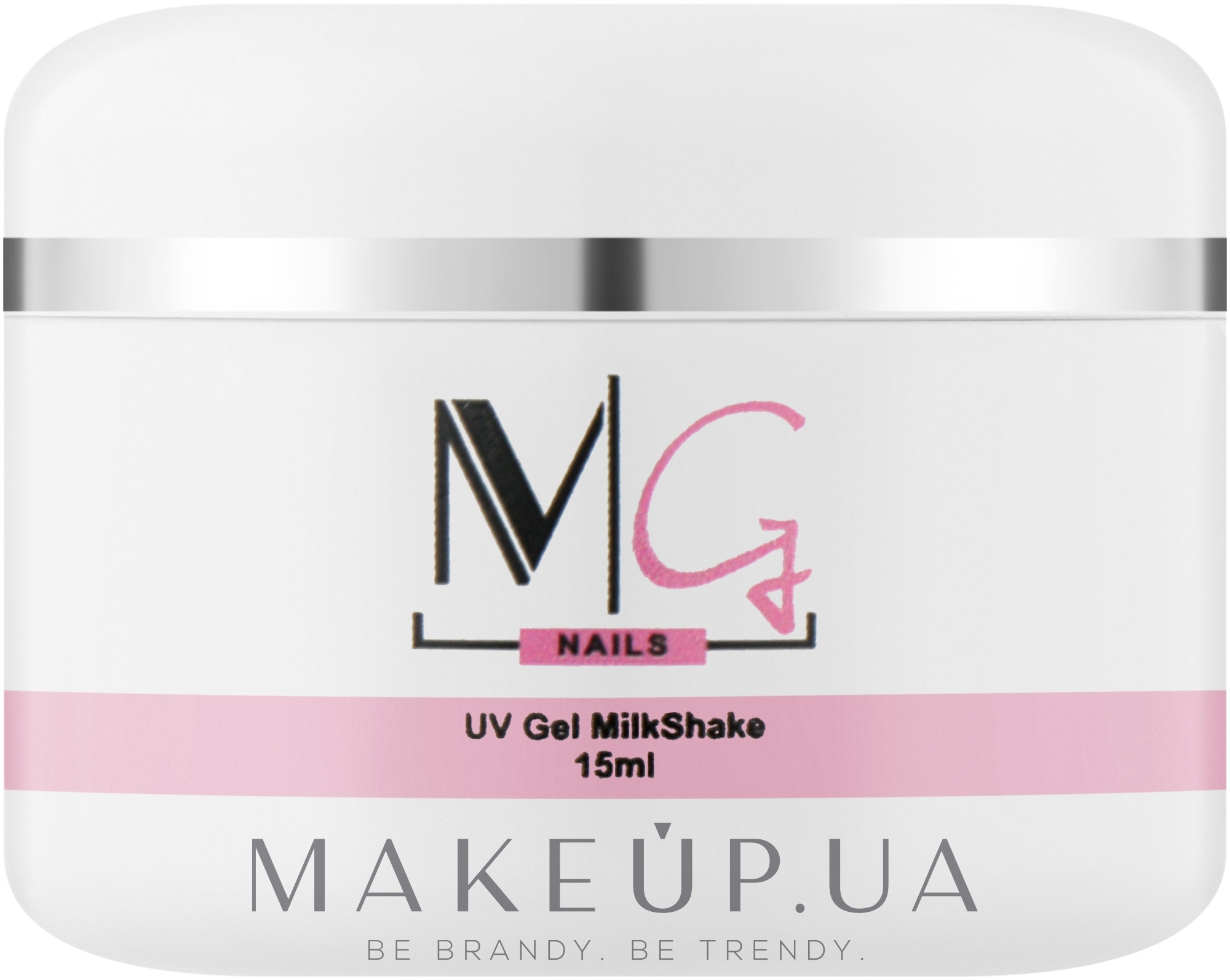 Гель камуфлирующий для наращивания - MG Nails UV Gel Cover Milk — фото 15ml