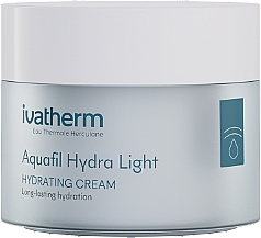 Зволожувальний крем для чутливої, нормальної та комбінованої шкіри обличчя - Ivatherm Aquafil Hydra Light Cream — фото N1