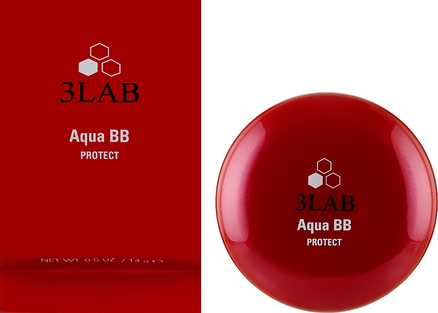 Компактний BB-крем для обличчя із запасним блоком - 3Lab Aqua BB Protect — фото N2